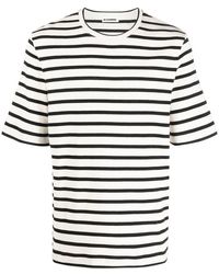 Jil Sander - | T-shirt a righe | male | BIANCO | S - Lyst