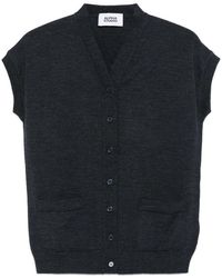 Alpha Studio - Vest With Buttons - Lyst