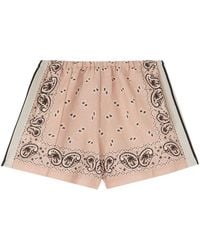 Palm Angels - Shorts sportivi con stampa paisley - Lyst