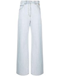 MSGM - | Jeans vita alta | female | BLU | 42 - Lyst