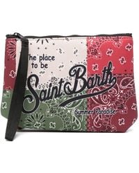 MC2 Saint Barth - Pochette Aline Con Stampa Paisley - Lyst