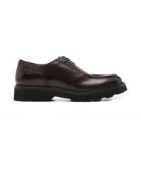 Woolrich - Scarpa Stringata Marrone Scuro - Lyst