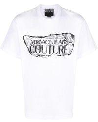 Versace - T-shirt con stampa - Lyst
