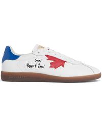 DSquared² - Sneakers Maple Leaf Rebels Bianche - Lyst