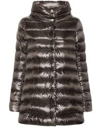 Herno - Dark A-Shape 'Amelia' Down Jacket - Lyst