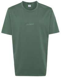 C.P. Company - | T-shirt con logo | male | VERDE | XL - Lyst
