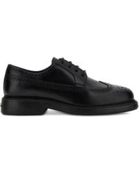 Hogan - Scarpa Inglesina Uomo Nera - Lyst