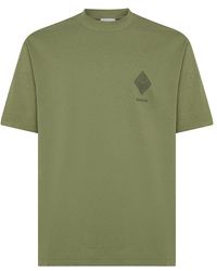 AMISH - | T-shirt con logo | male | VERDE | S - Lyst