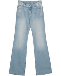 Liu Jo - | Jeans in cotone svasati con decorazione | female | BLU | 32 - Lyst