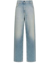 Seventy - | Jeans in cotone stretch lavato loose fit | female | BLU | 44 - Lyst