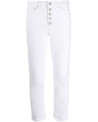 Dondup Jeans denim koons gioiello - Bianco