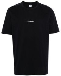 C.P. Company - | T-shirt con logo | male | BLU | XL - Lyst
