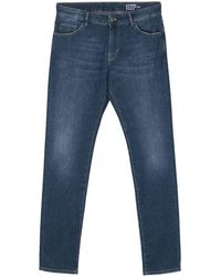 PT Torino - | Jeans lunghi skinny in cotone stretch | male | BLU | 38 - Lyst