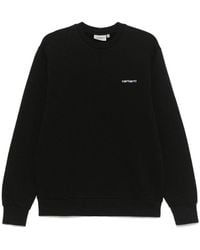 Carhartt - Crewneck Sweatshirt With Embroidered Logo - Lyst
