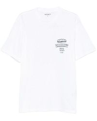 Carhartt - Crew-Neck Cotton T-Shirt With Print - Lyst