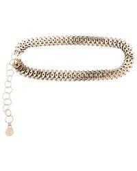 Rabanne - Chain Belt With Coin-Shaped Links - Lyst