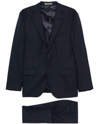 Corneliani - Completo Blu Con Giacca Monopetto - Lyst
