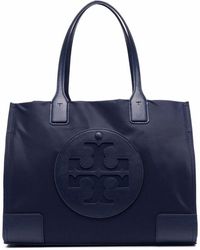 Tory Burch - Borsa Tote 'Ella Small' Con Dettaglio Logo Tono Su Tono In - Lyst