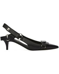 Courreges - Pointed Toe Slingback Heels - Lyst