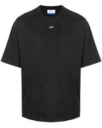 Off-White c/o Virgil Abloh - | T-shirt con logo | male | GRIGIO | XS - Lyst