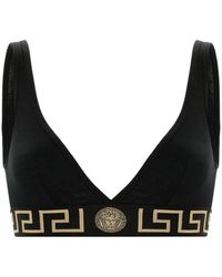 Versace - Greca Border Bralette - Lyst
