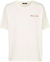 Balmain - T-shirt con ricamo - Lyst