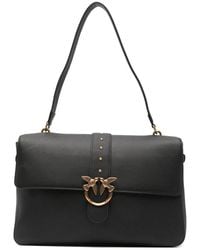 Pinko - Love One Leather Shoulder Bag - Lyst