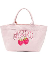 Ganni - Tote Bag Media - Lyst