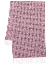 Liu Jo - Sciarpa Con Frange E Logo - Lyst