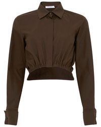 Max Mara - Cotton 'Angio' Long-Sleeve Shirt - Lyst