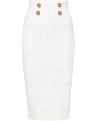 Pinko - | Gonna a coste | female | BIANCO | S - Lyst
