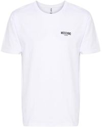 Moschino - | T-shirt con logo | male | BIANCO | S - Lyst