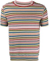Maison Margiela - | T-shirt a righe | male | MULTICOLORE | M - Lyst