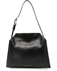 Orciani - Borsa A Spalla Trinity Lagoon Small Nera - Lyst