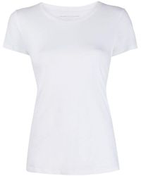 Majestic Filatures - | T-shirt in cotone girocollo a mezze maniche | female | BIANCO | 3 - Lyst