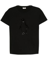 Liu Jo - Sequin Penguin T-Shirt - Lyst