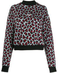 MSGM Felpa animalier - Nero