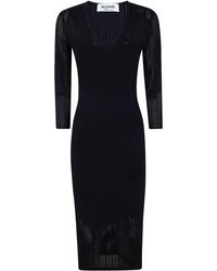 Blugirl Blumarine - Abito Corto Trapuntato - Lyst