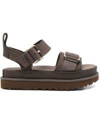 UGG - Sandali Bassi Marroni - Lyst