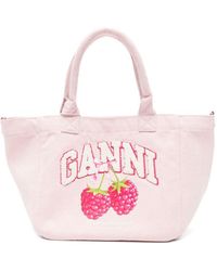 Ganni - Tote Bag Piccola - Lyst