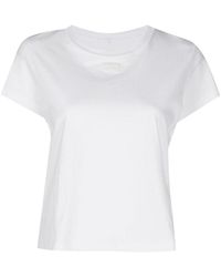 Alexander Wang - T-shirt con logo gommato - Lyst