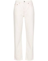 Levi's - | Jeans crop 501 in cotone a vita alta | female | BIANCO | 30 - Lyst