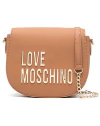 Love Moschino - | Borsa logo | female | BEIGE | UNI - Lyst