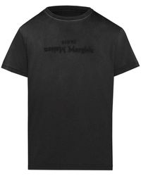 Maison Margiela - T-Shirt Reverse Con Stampa - Lyst