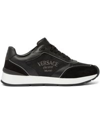 Versace - | Sneakers con logo | male | NERO | 44 - Lyst