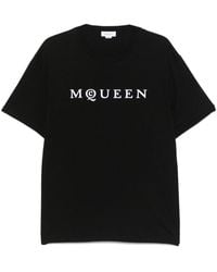 McQueen - T-Shirt With Logo - Lyst