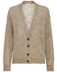 Brunello Cucinelli - Cardigan A V - Lyst
