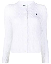 Polo Ralph Lauren - Cotto Knitwear Cardigan With Logo - Lyst