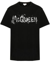 Alexander McQueen - T-shirt con stampa - Lyst