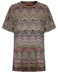 Missoni - Sequin T-Shirt - Lyst
